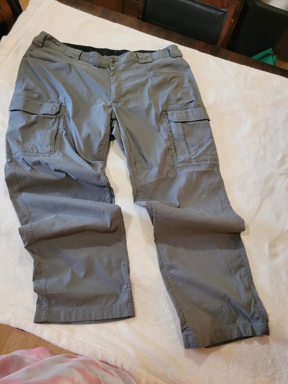 Dulith Trading Co Men's Gray Cargo Work Pants 2XL X 32